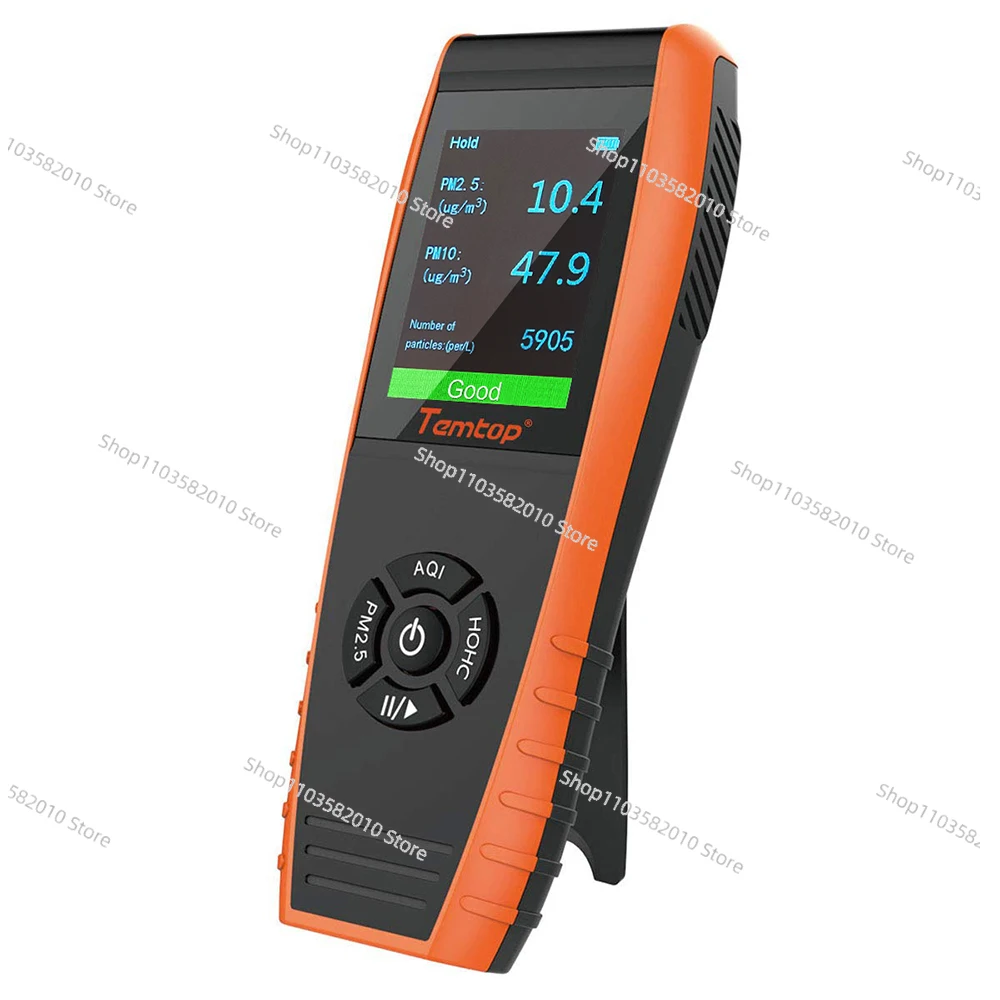Temtop LKC-1000S + 2nd Generation Professional монитор формальдегида Detector с HCHO/PM2.5/PM10/TVOC Data Export
