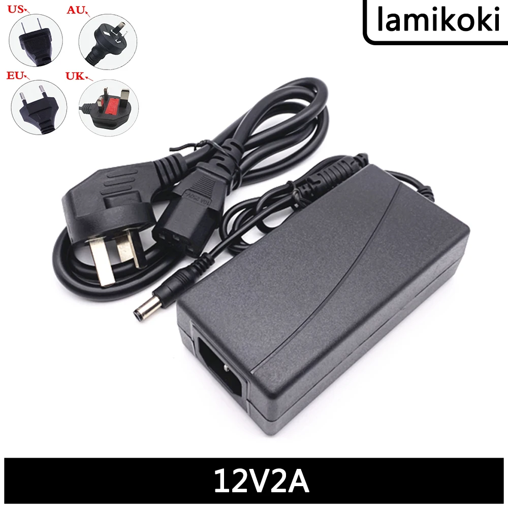 

Split Desktop 12V2A Power Adapter National Standard DC 12V 2A Transformer Charging Line Fire Bull wiring