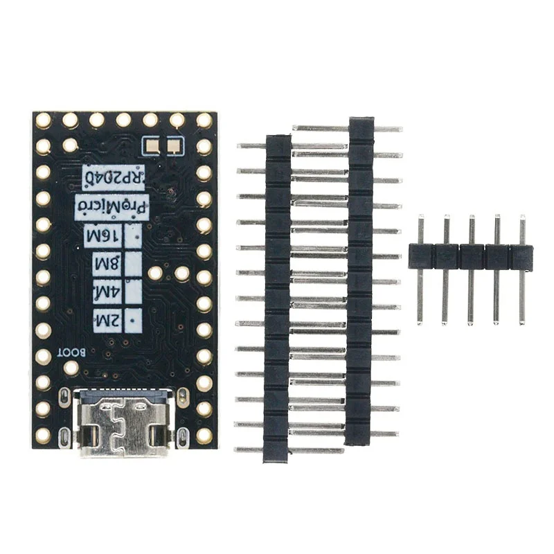 Фото Плата для разработки RP2040 Pro Micro Raspberry PI PICO, двухъядерная, поддерживает Micro Python №3