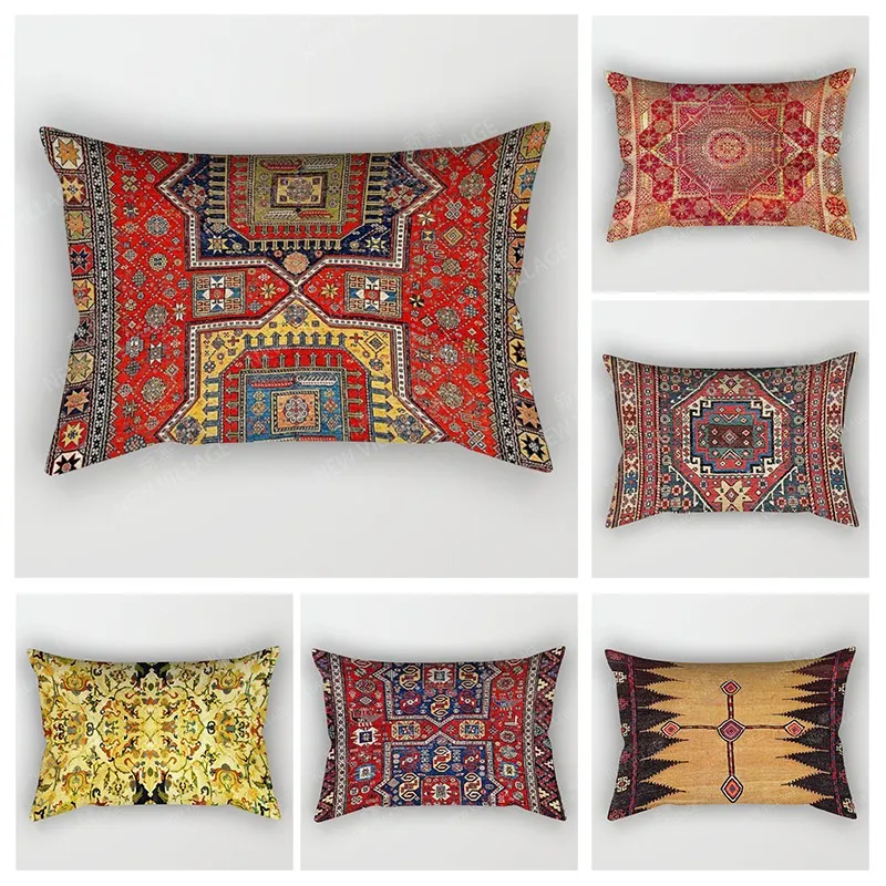 

Nordic vintage fall home decor 30*50cm throw pillow cover sofa boho living room Cushion cover 50x70 30x50cm 40x60 Morocco Persia