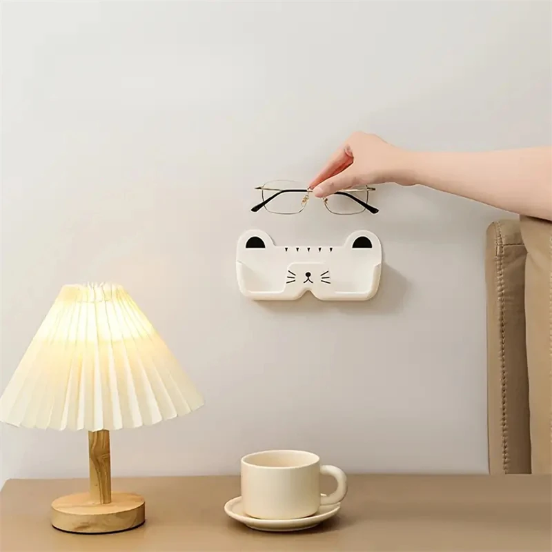 Самоклеящаяся настенная пластиковая подставка для хранения очков