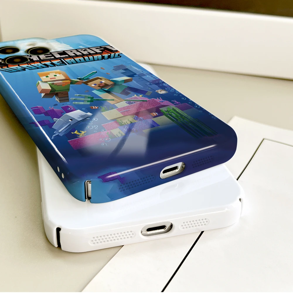 Чехол для телефона Game M-Mine C-craft Create Samsung S21 FE S23 22 Ultra Plus A 04 E 33 5G универсальный прочный