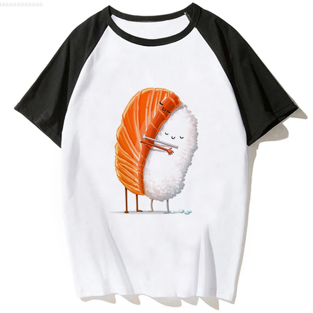 

Sushi Shirt Tee women summer anime harajuku top female streetwear manga clothing