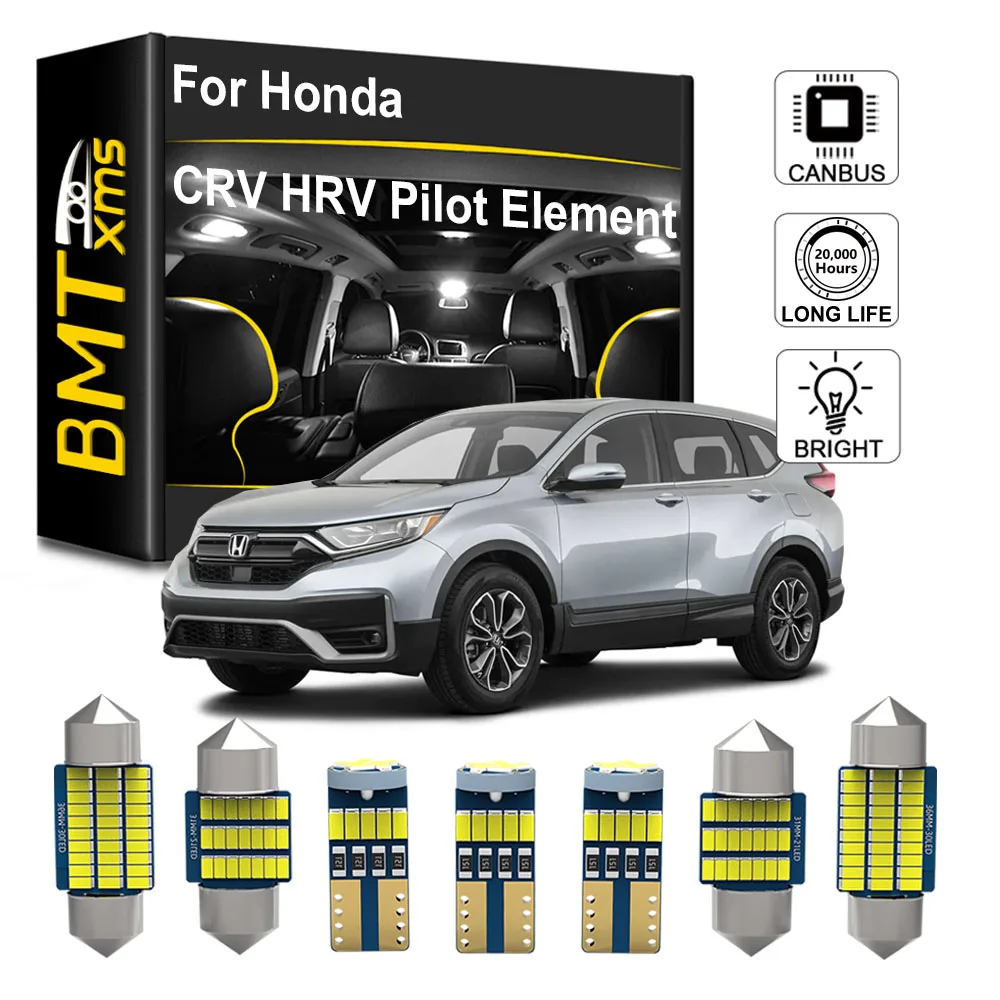 

LED Interior Light For Honda HRV CRV RD I II III IV Pilot Element Odyssey RB1 2003 2004 2005 2007 2008 2016 2017 2018 2019 2020