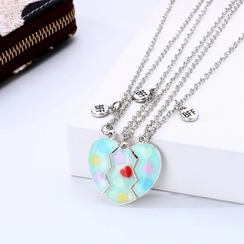 Модная подвеска в виде разбитого сердца 3 шт./компл. |