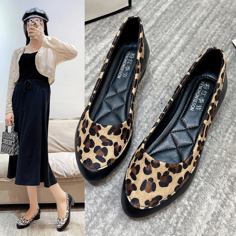 Новинка 2024 осенние модные пикантные женские повседневные туфли без шнуровки с