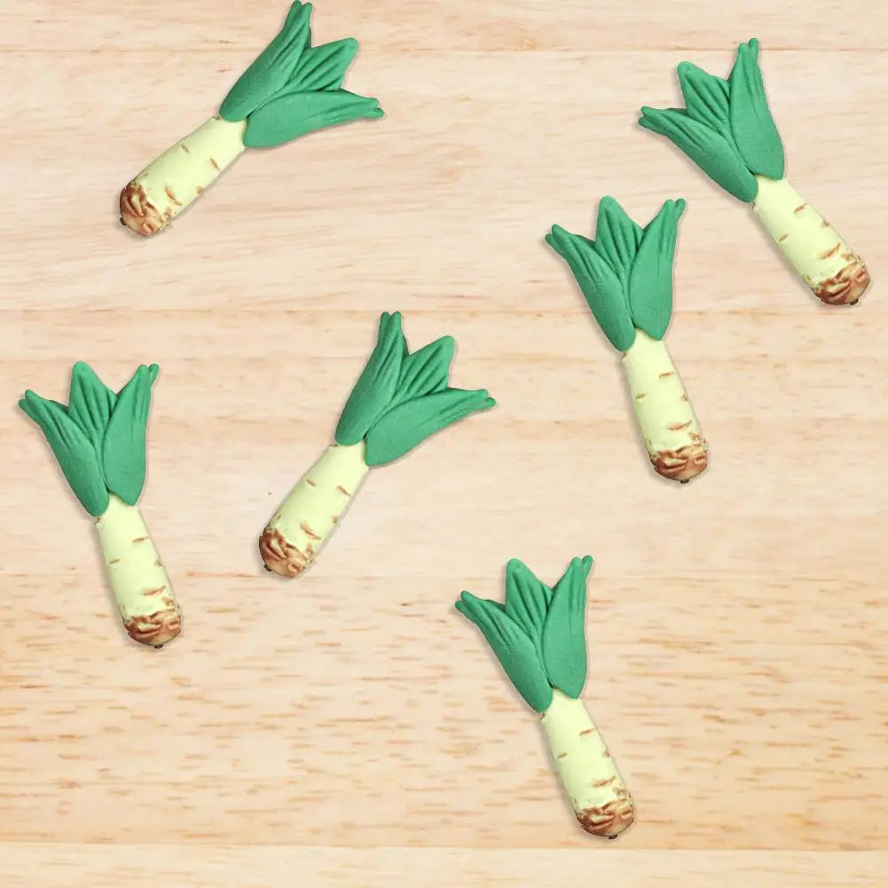 

10Pcs Compact Simulation Green Vegetables DIY Decoration Collectible Vegetables Model Lovely Children Toy Gift