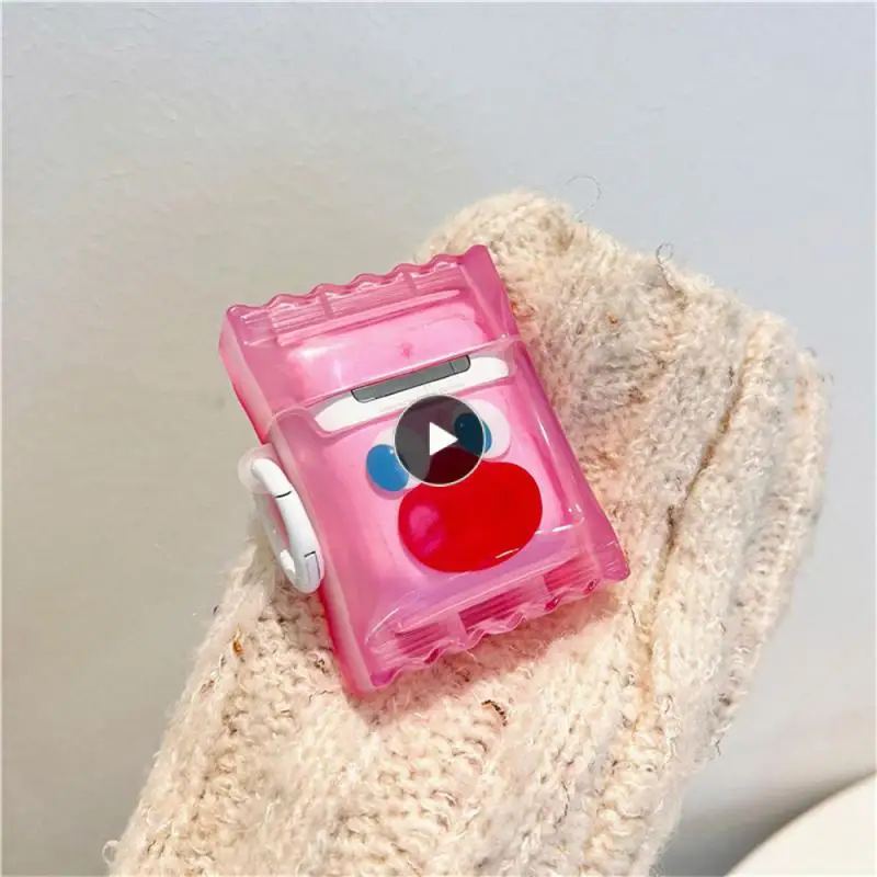 

Creative Earphone Shell Applicable To Apple Wireless Headset Headphone Cover Soft Shell Cartoon Protective Sleeve Fun Mini