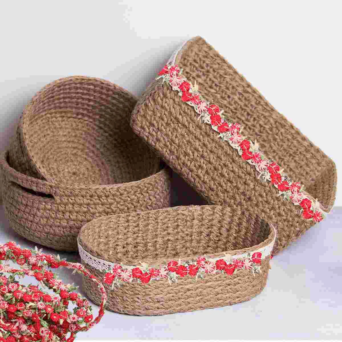

Lace Trim Ribbon Flower Rose Sewing Floral Decorative Embroidered Wedding Applique Flowers Bridal Craft Fabric Crochet