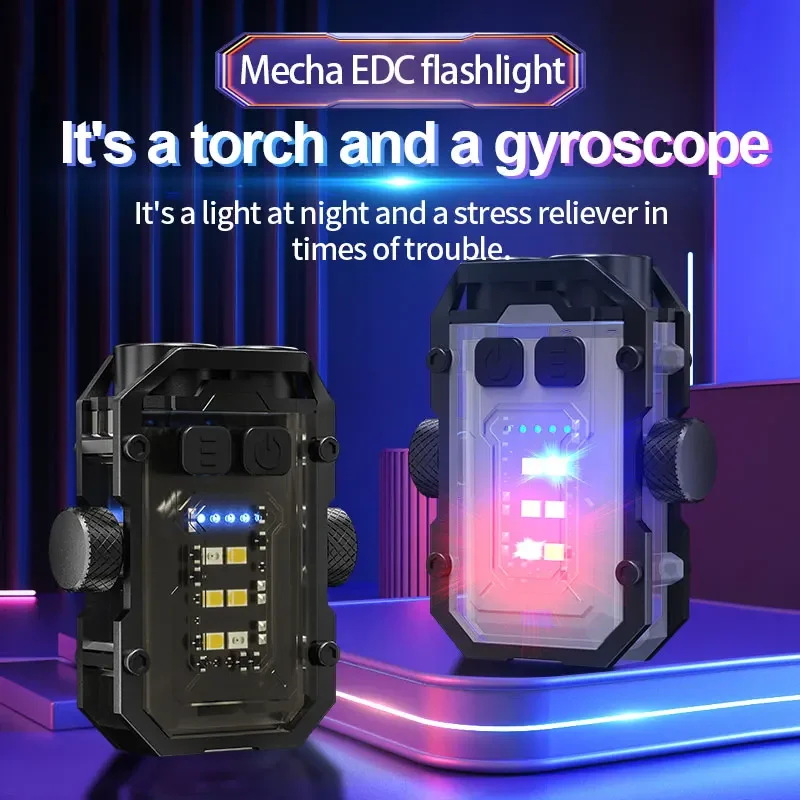 Светодиодный мини-фонарик COB с зажимом для ручки