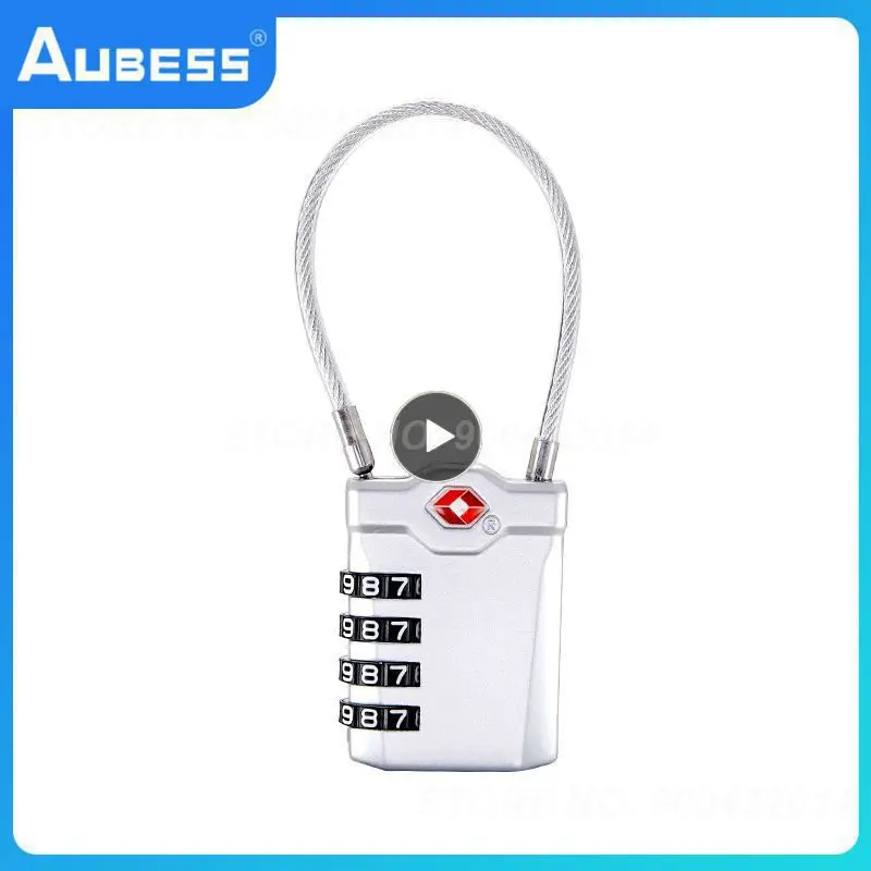 

Black Password Padlock High Quality Resettable Security Lock For Suitcase Luggage Bag Suit Luggage Lock 4mm Portable Tsa Padlock