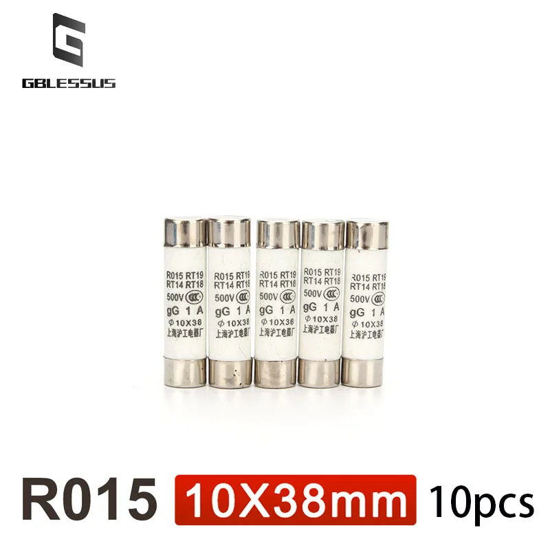 10 шт. керамический предохранитель RO15 RT19 RT14 RT18 10x3 8 мм стандартный 500 В 1A 2A 3A 4A 5A 6A 8A 10A