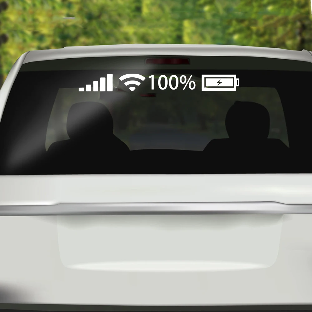 

Наклейка на заднее стекло автомобиля с Wi-Fi