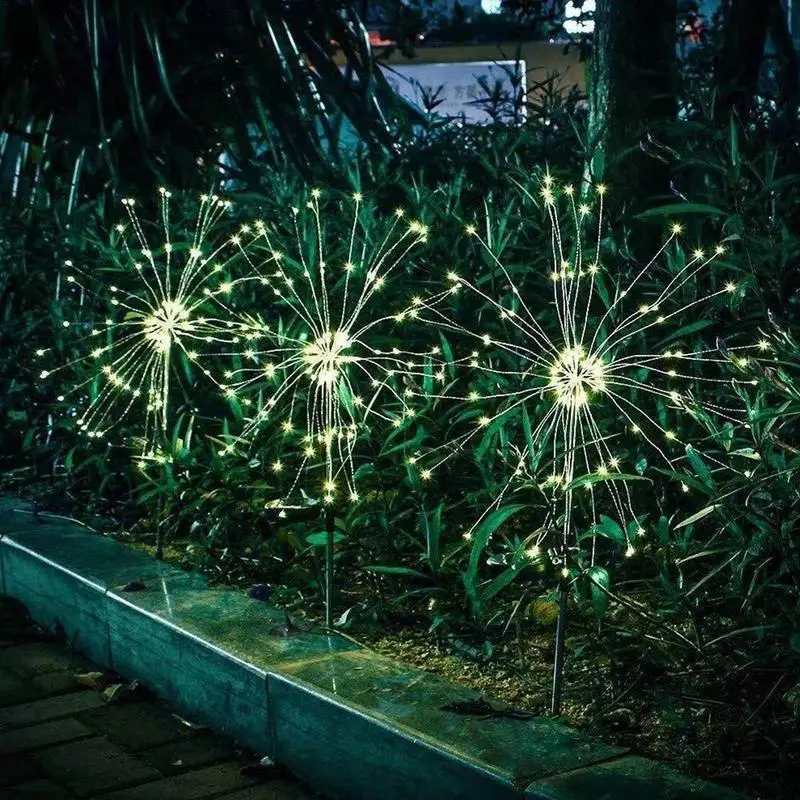 

Powered Solar Firework Solar Solar Firework Lights String Waterproof Shape Light Lights Garden Outdoor 90/120/150