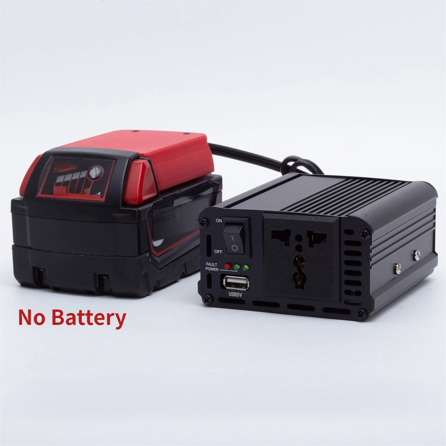 Для Milwaukee 18v 200W источник питания портативный инвертор 220-240V генератор с USB зарядным