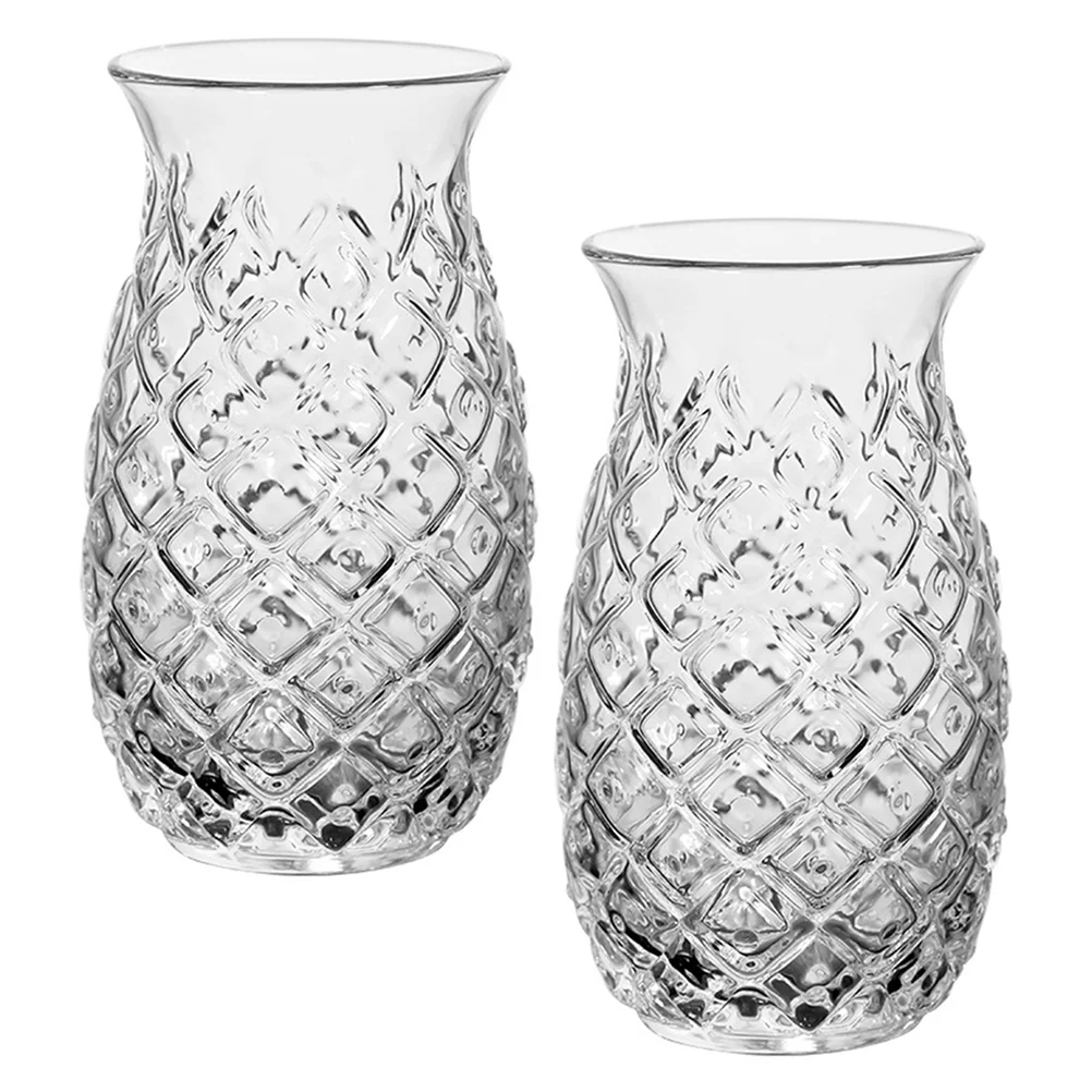 

Glasses Glasstiki Pineapple Cup Cocktail Vintage Glassware Drinking Tumbler Crystal Whiskey Embossed Fashioned Old Mug Style