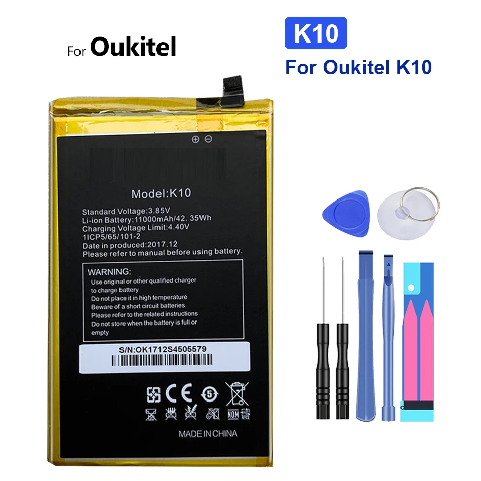 

Battery 11000mAh For Oukitel K10 K 10 Bateria