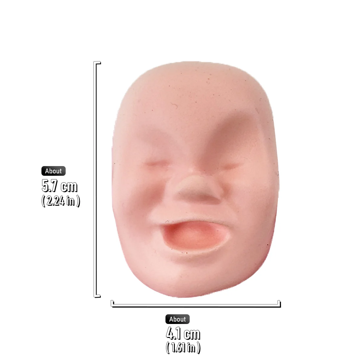 4 шт. мяч с эмоцией человеческого лица медленный отскок забавная новинка Caomaru