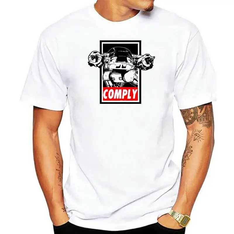 

Ed - 209 T-shirt 100% Cotton Omni Comsumer Products Ocp Droid Dick Jones Clothing Tops Hipster Fashion