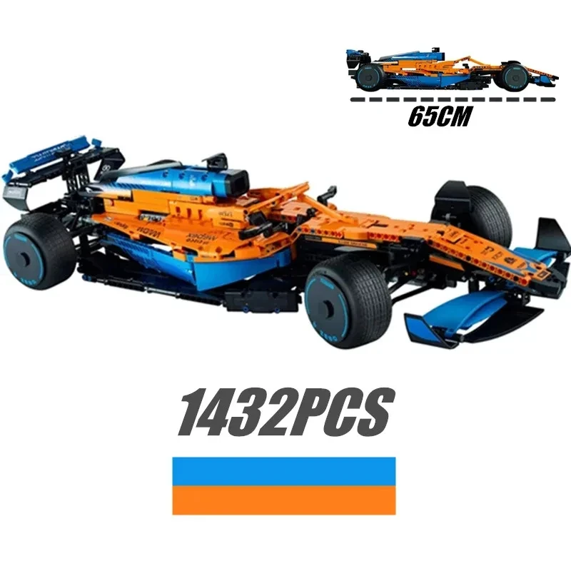 

Technical Series Formula One McLaren F1 Building Blocks Super Speed Racing Car Bricks Toys Assembly MOC 42141 For Adult Kid Gift