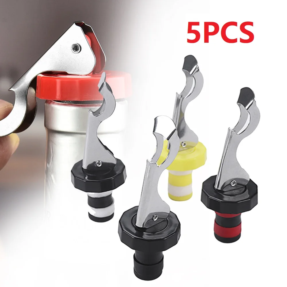 

Wine Stopper Wine Bottle Stopper Fresh Wine Keeper High Quality Stainless Steel Silicone Champagne Wine Bottle Cap