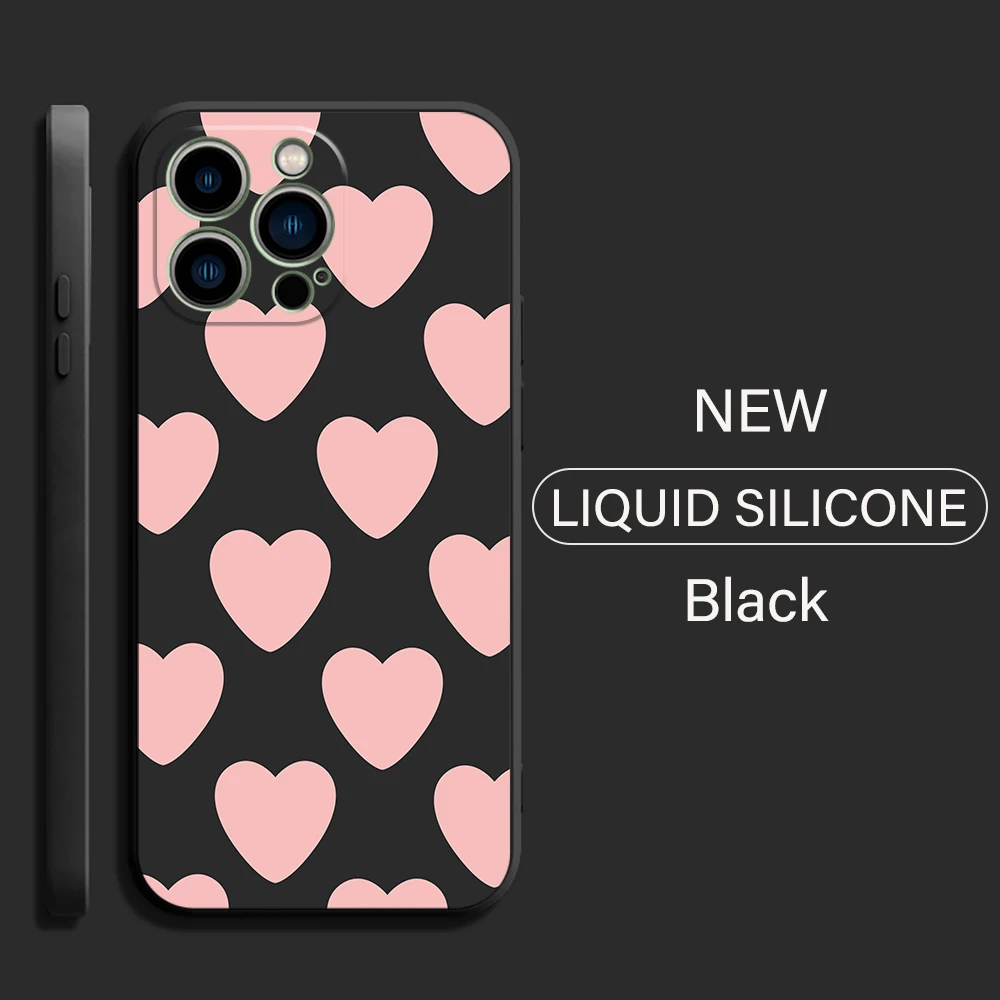 phone case for funda iphone 11 12 13 pro max 13 12 mini x xr xs max 5 6 7 8 plus black back celular carcasa soft silicone cover free global shipping