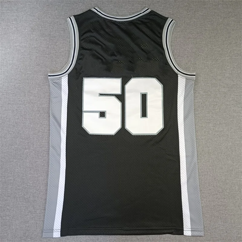 

Custom Basketball Jerseys No. 50 We Have Your Favorite Name Logo Pattern Embroidery Jump Shot Sports Training Retro Tops