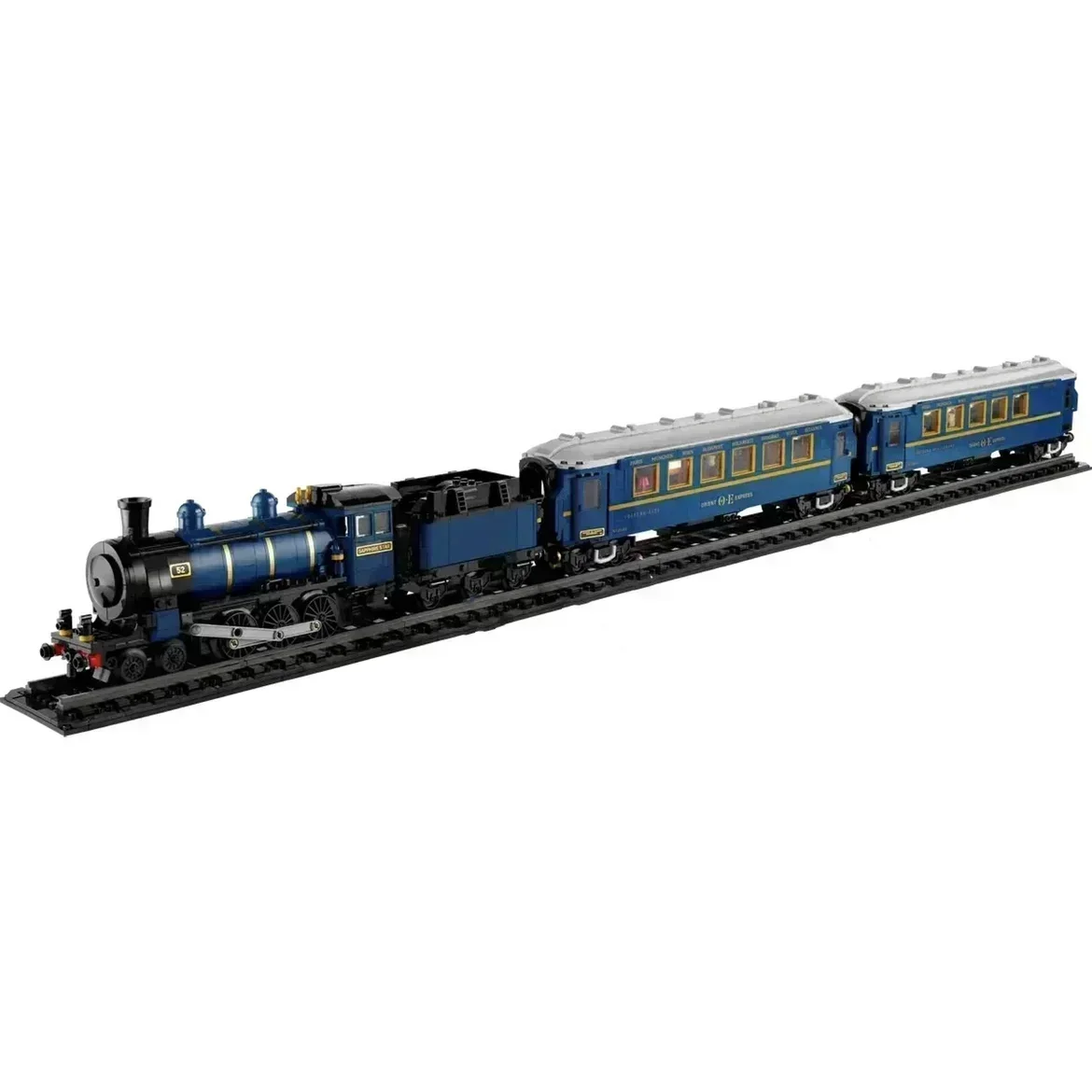 Новинка 2024 года, 21344 идеи, набор строительных блоков для поезда Orient Express, роскошные кирпичи для поезда 140 года, игрушки «сделай сам», подарки для детей (art.: 3920ca85dbcd0) - 3920ca85dbcd0