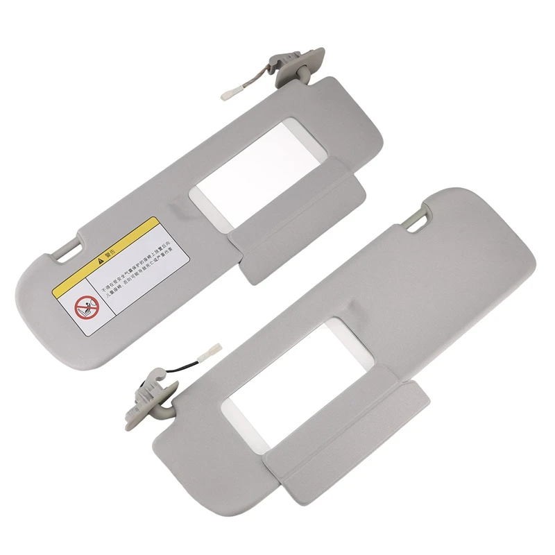 Левый и правый автомобильный солнцезащитный козырек косметическое зеркало для