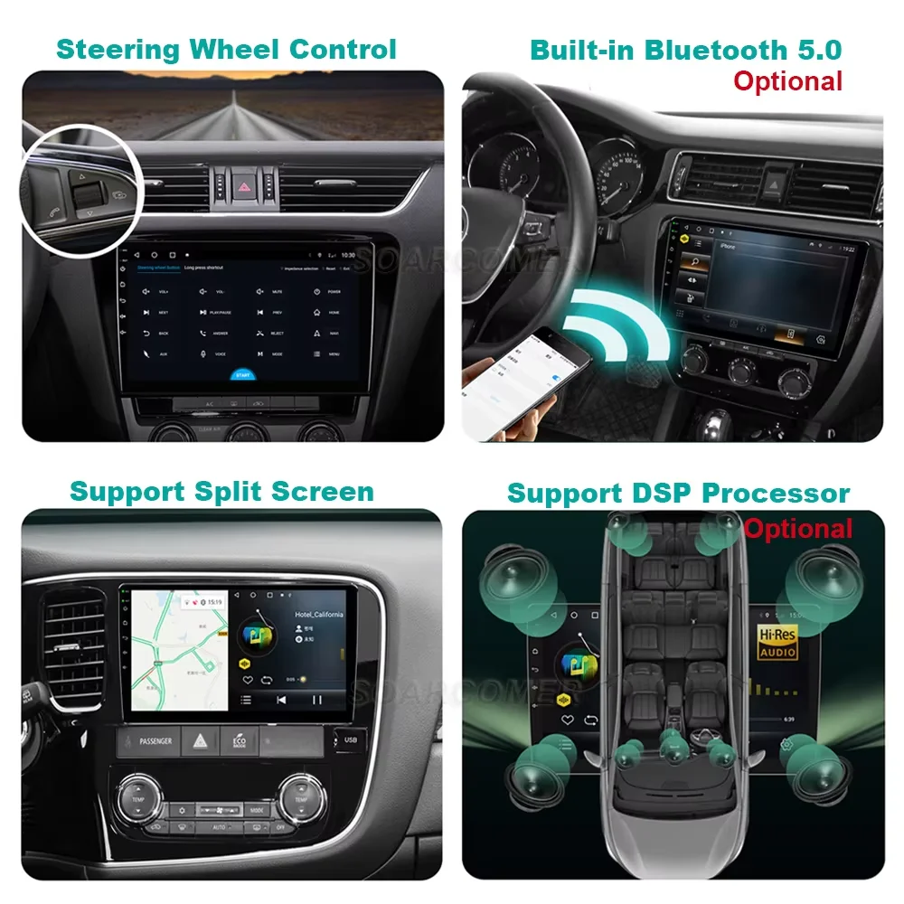Фото Android 15 4G BT для KIA Sportage 3 Sportage R 2010-2016 Tesla Style Автомобильный GPS-навигатор Мультимедийный плеер Радиолента Головное устройство HD №3