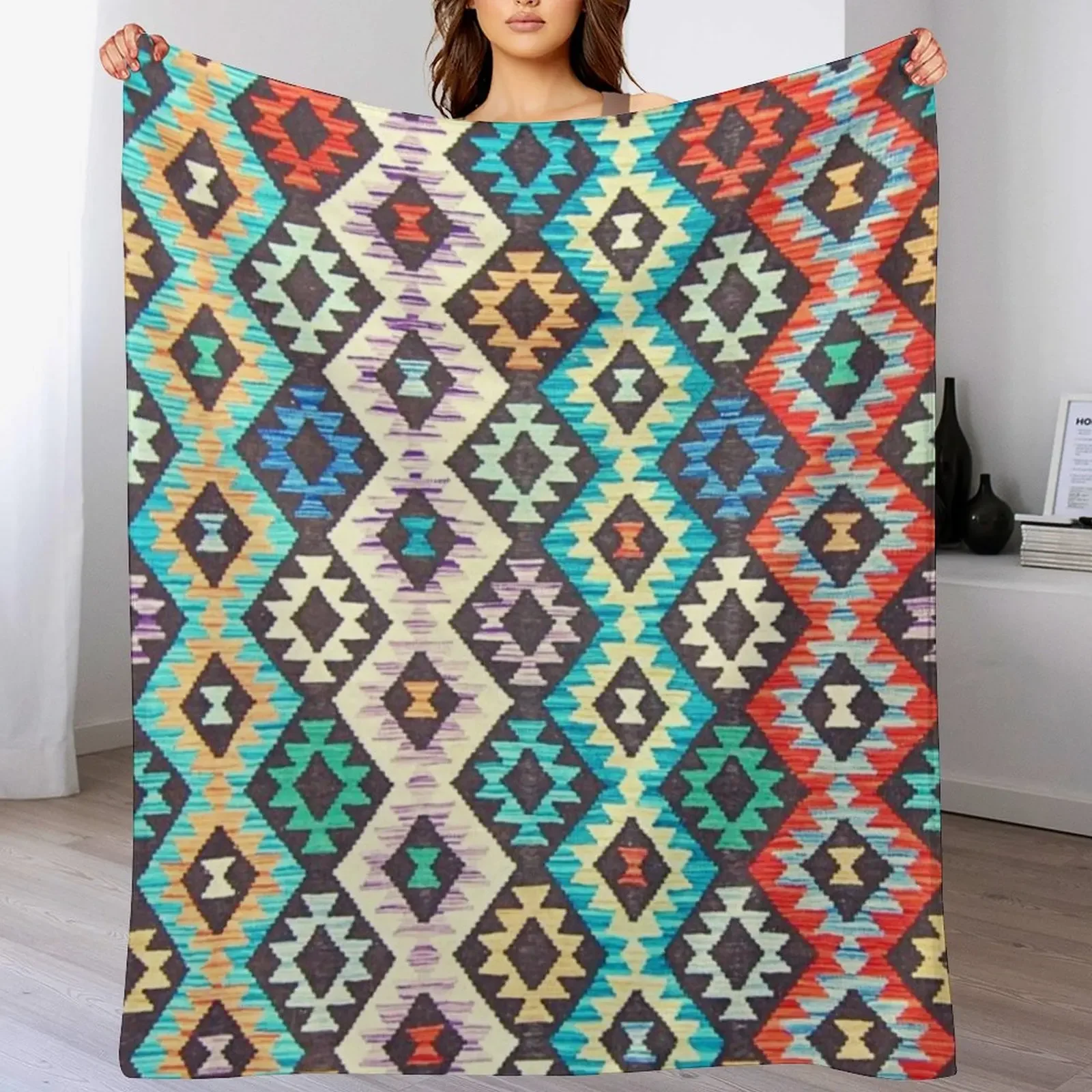 Турецкий шерстяной ковёр Kilim