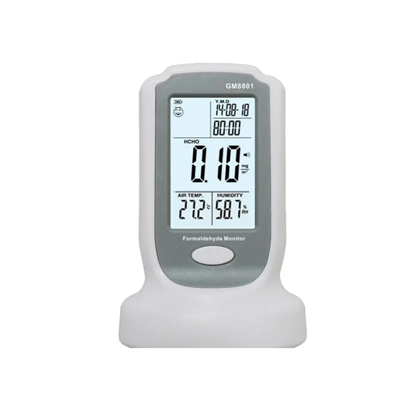 

High Sensitive GM8801 Formaldehyde Detector Meter HCHO Air Quality Testing Gas Analyzer Tester 0-3mg/m3 Resolution:0.01mg/m3