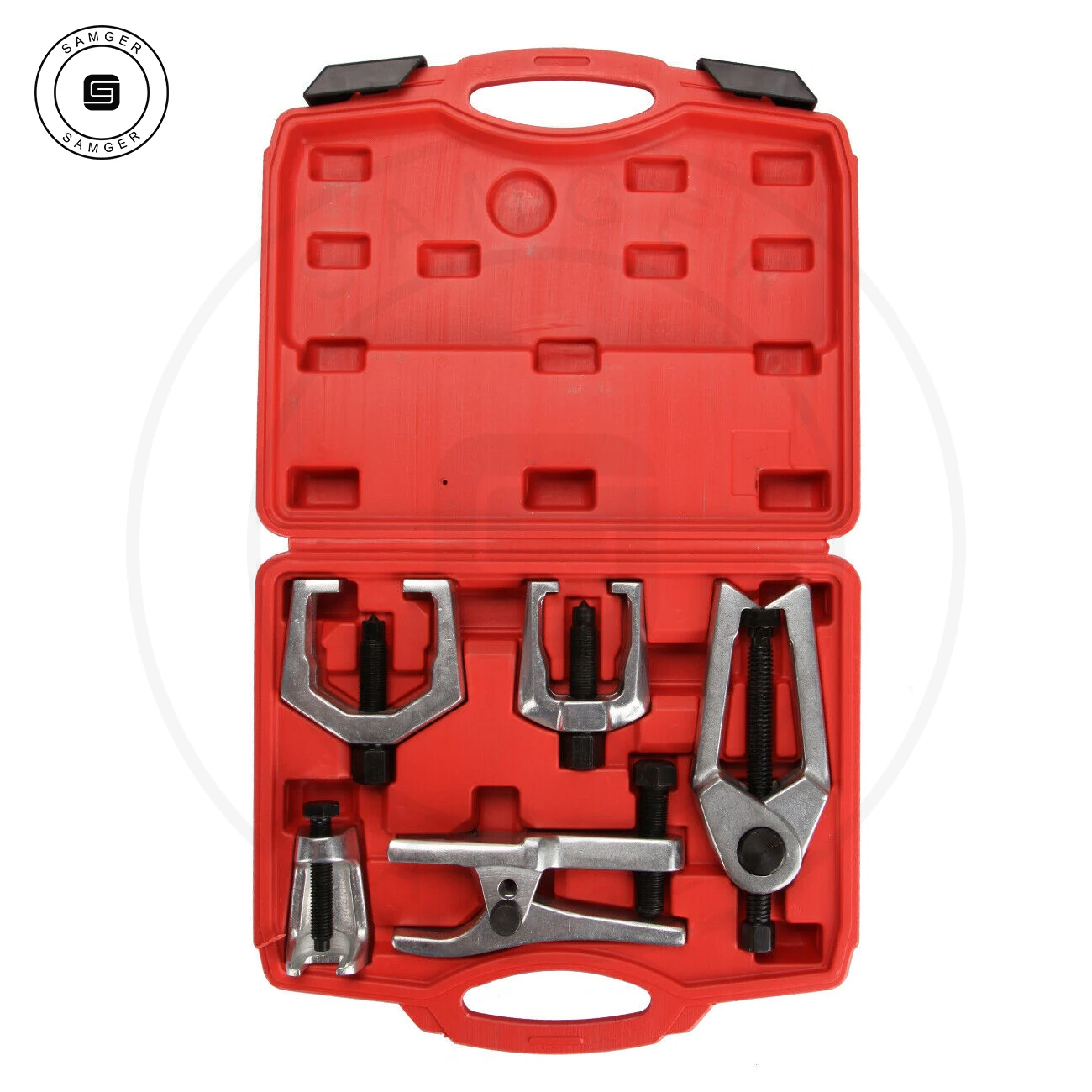 Samger 5Pcs Ball Joint Separator Arm Puller Remover Extractor Front Tie Rod/Pitman End Service Tool Kit Car Repair - купить по