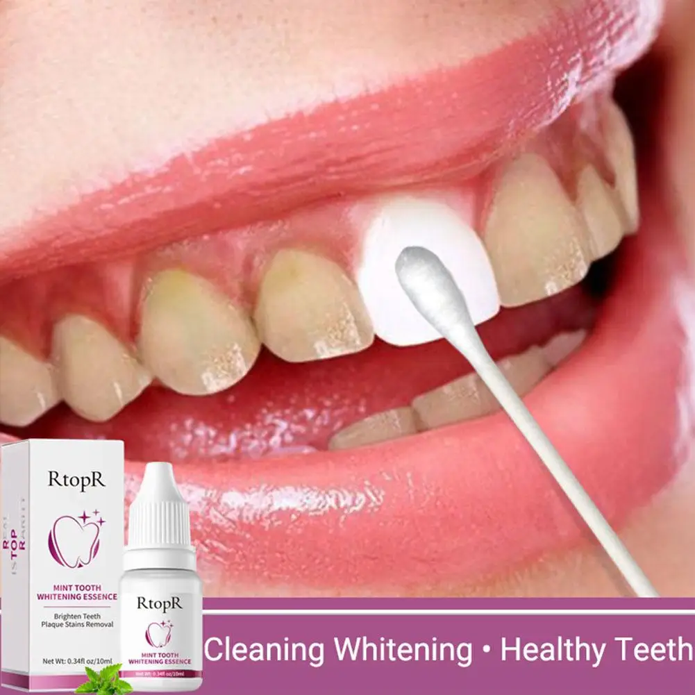 

10ML Teeth Whitening Essence Remove Plaque Stains Cleansing Hygiene Fresh Dentistry Care Oral Bleaching Breath Tools Produc P7W5