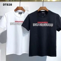 2022 menwomen fashion city printing letters dsquared2 classic slim t shirt short sleeved trend dt828
