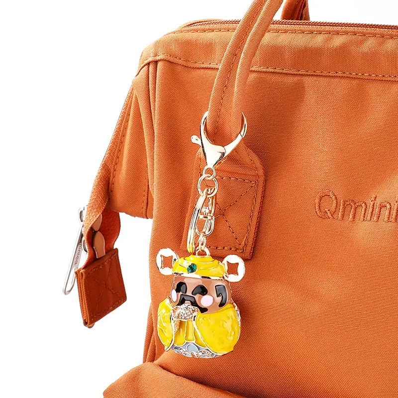 Креативный подарок в китайском стиле Yuanbao брелок для ключей виде водного бога