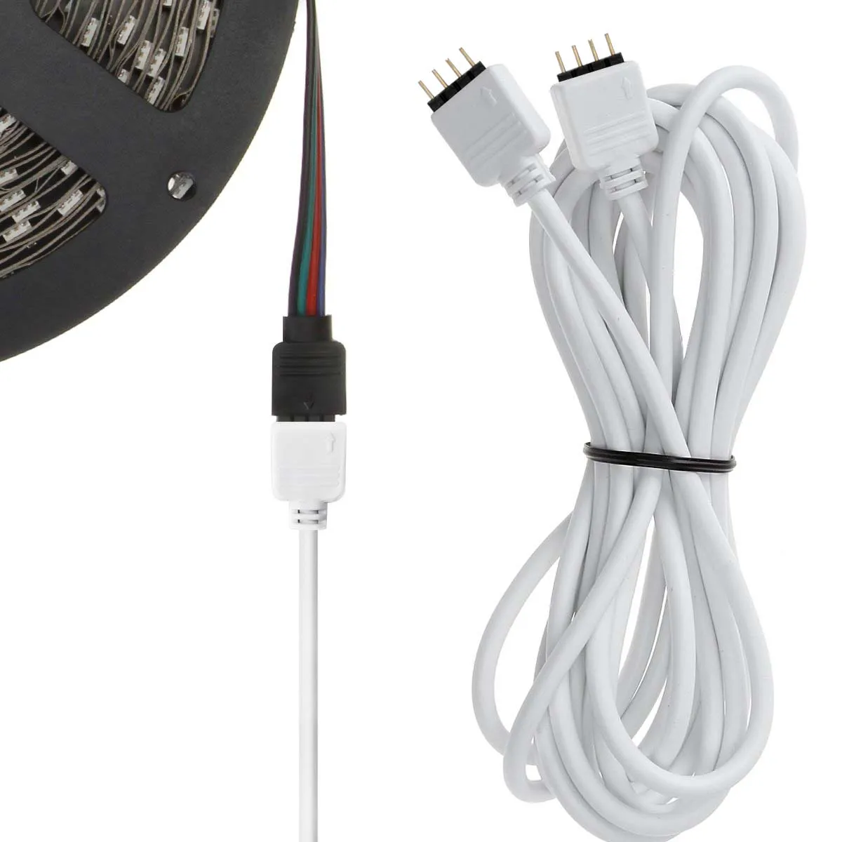 4PIN 5-контактный Удлинительный кабель 0,3 м, 1 м, 2 м, 3 м, 5 м, 10 м