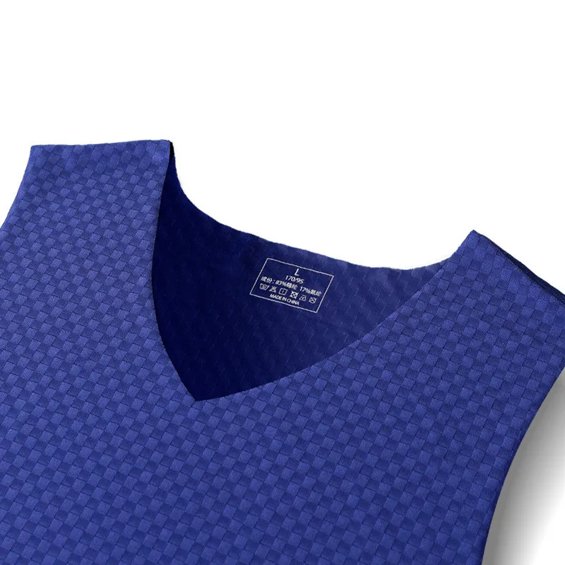 Summer Men's Vest Ice Silk Loose Mesh Sports Breathable Quick-drying Corset Top Running Vest Men Clothing Men Gym Tank Top