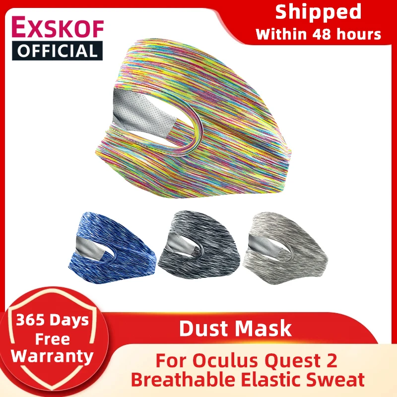 

VR Accessories Eye Face Cover Breathable Elastic Sweat Band Home Headsets Virtual Reality Headset Dust Mask For Oculus Quest 2