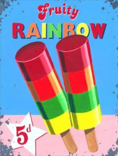 1 г ледяной леденцы мороженое ретро металлическая настенная табличка