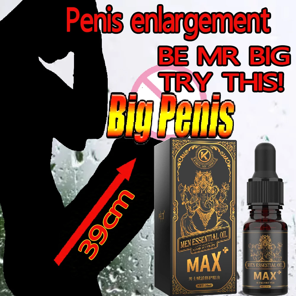 Three Scouts Male Big Penis Enlargement Oil for Adults Erection Enhancer Sex Delayed Ejaculation Lasting Enlargement Thickening