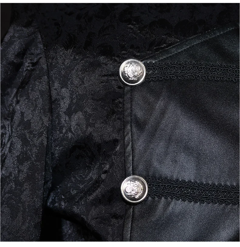 Новое евро-американское мужское средневековое ретро-готическое пальто в стиле