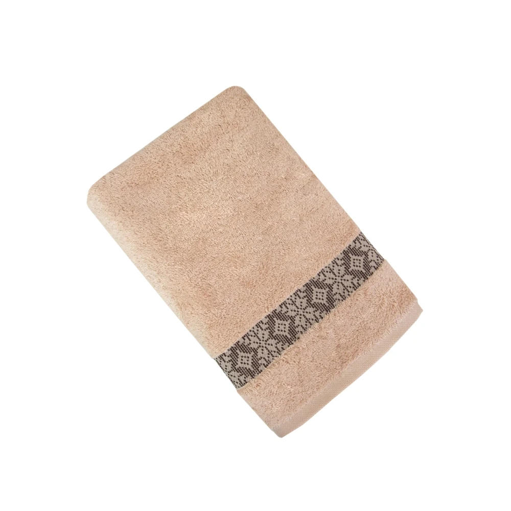 Полотенце лицевое Tana Home Collection &quotЭльза&quot Цвет: бежевый 50х90 см |