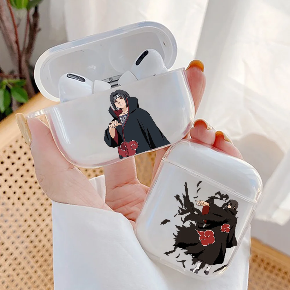 

Прозрачный чехол для наушников Naruto Uchiha Itachi для AirPods 1 2 3 Pro, чехол для беспроводных наушников для Airpods 3rd 2021, прозрачный мягкий