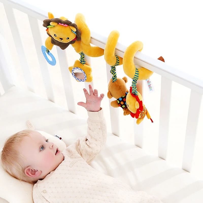 

Plush Stuffed Animal Elephant Lion Deer Soft Doll for Baby Newborn Bed