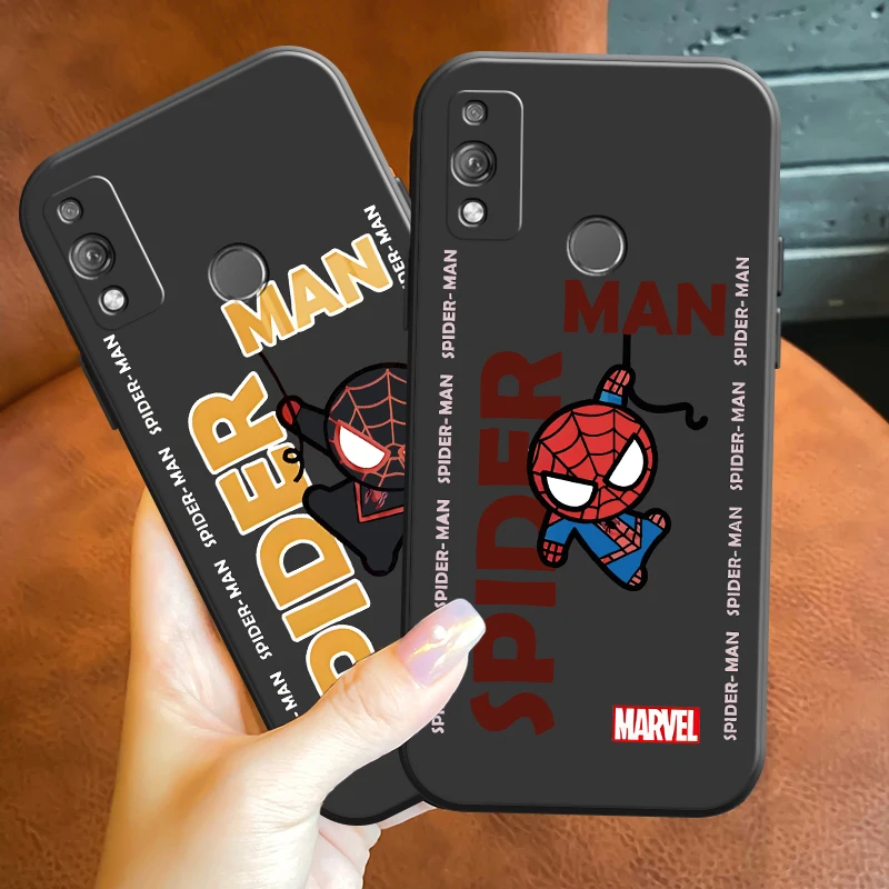 

Marvel Spider Man Q Is Cute For Huawei Honor 9 9S V9 9X 9A Pro Lite Soft Silicon Back Phone Cover Protective Black Tpu Case