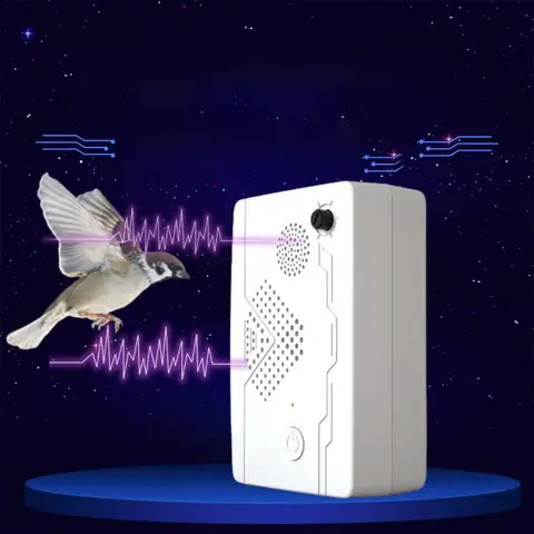Ультразвуковой отпугиватель птиц с USB-зарядкой, электронное устройство для отпугивания птиц, уличный садовый двор, инструмент для отпугивания животных