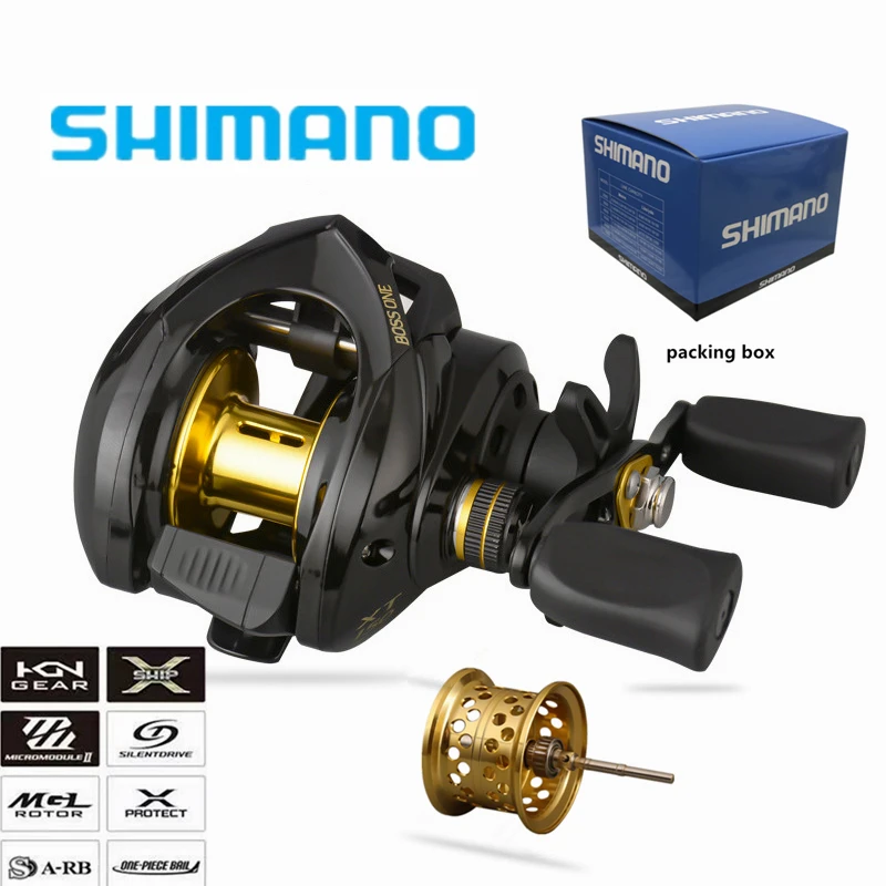 

Original Shimano NEW Baitcasting Fishing Reels Gear Ratio 7.2:1 Max Drag 15kg Baitcast Reel Fishing Metal Light Spool