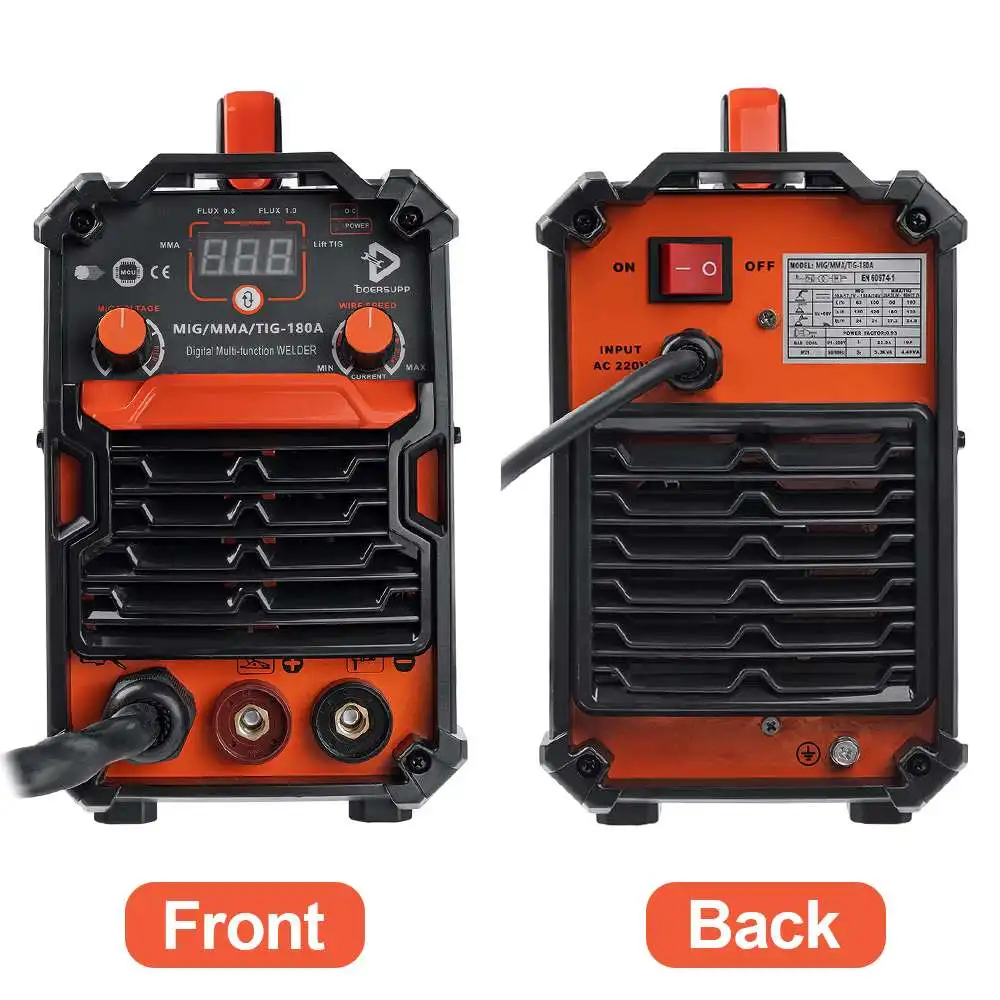 3 in 1 Smart Welding Machine 220V MMA Welder TIG 0.8/1.0 Flux Core Protable Electric MIG ARC | Инструменты
