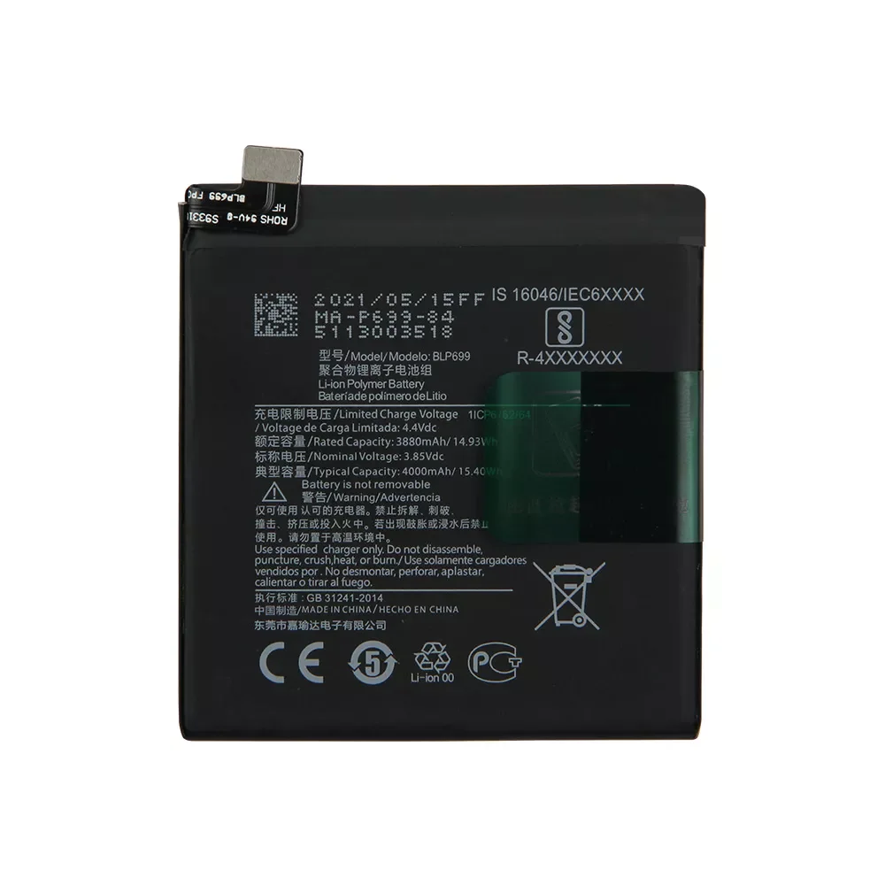 

Original Replacement Battery BLP699 For OnePlus 7 Pro 7Pro 3 3T One Plus 1 2 5 1+ 5T 6T 7T 7T Pro BLP745 BLP685 BLP633 Genuine